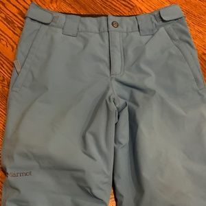 Marmot - boys blue insulated ski/snow pants, size XL 14-16